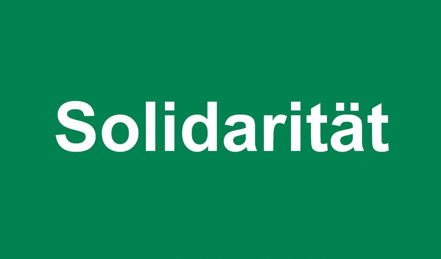(Volks)Solidarität – ein Begriff mit aktueller Bedeutung ...